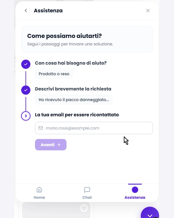 Assistenza e ticket
